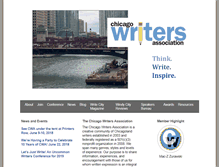Tablet Screenshot of chicagowrites.org